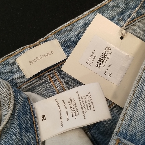 💕FAVORITE DAUGHTER💕 The Otto High-Rise Boyfriend Jeans ~ Cheshire 29 NWT - Picture 14 of 16